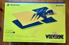 PS5 PRO COVER FACEPLATE WOLVERINE BATTTLE YELLOW LIMITED EDITION CUSTOMS FREE