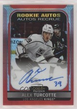 2021-22 O-Pee-Chee Platinum Rookie Red Prism 56/60 Alex Turcotte #R-AT Auto 0ze5