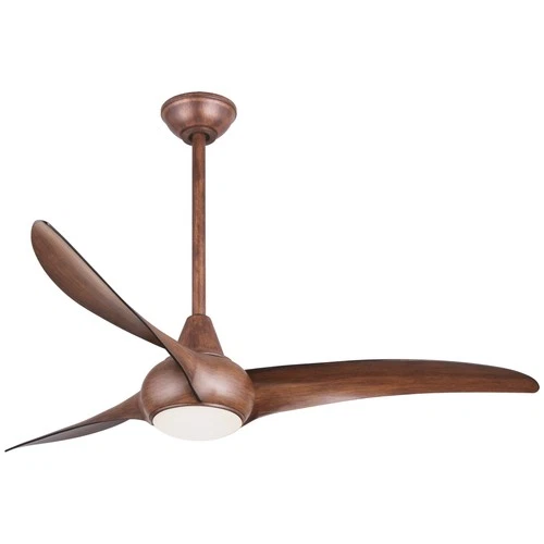 Minka Aire Light Wave 52" Ceiling Fan - Distressed Koa 3-Blade Remote Control - Picture 2 of 5