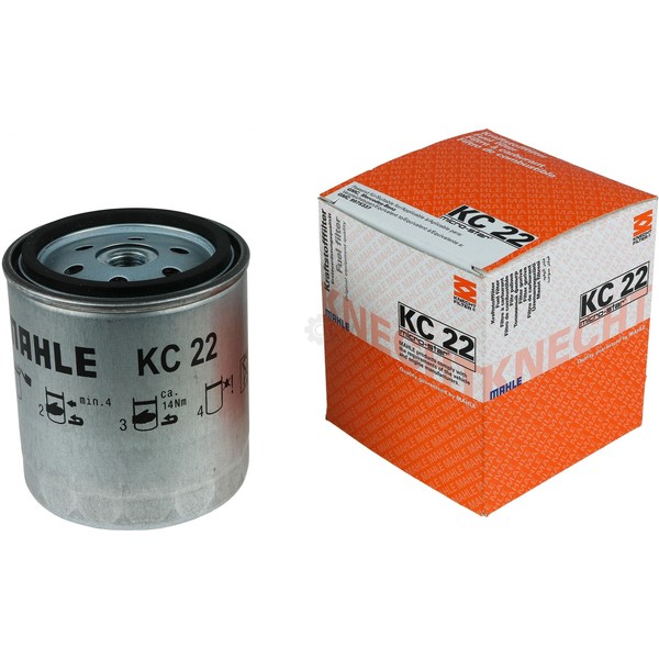 Original Mahle Kraftstofffilter KC 22 Fuel Filter-image
