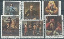 PANAMA :  SERIE 1967 "ART - TABLEAUX " OBLITEREE