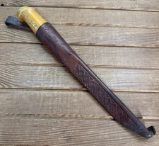 Vintage Rapala Filet Knife 6" Blade Leather Sheath J Marttiini Finland Fishing