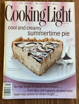 Cooking Light Magazine June 2002 Cool and Creamy Summertime Pie