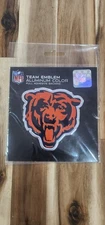 Chicago Bears NFL Team Promark Emblem Aluminum Color Full Adhesive Backing  New