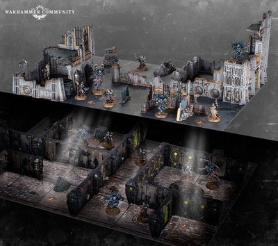 Kill Team Shadowhunt Bretter x 2 Warhammer 40k