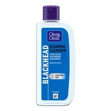 Clean & Clear Blackhead Clearing Oil-Free Cleanser, 200 ml (Pack of 1) 
