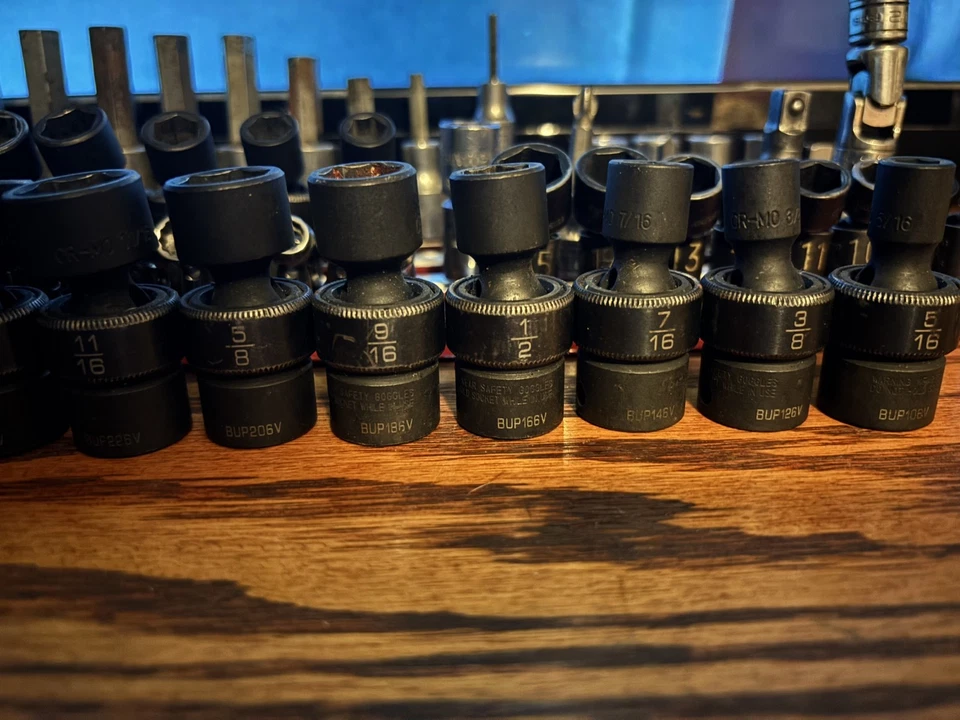 Matco tools  3/8 DRV ADV 6 POINT SAE SHALLOW SWIVEL SOCKET SET 12 pc. SBUP126V - Image 4 of 4