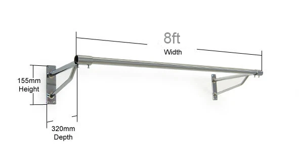 8ft clothes rail cheap