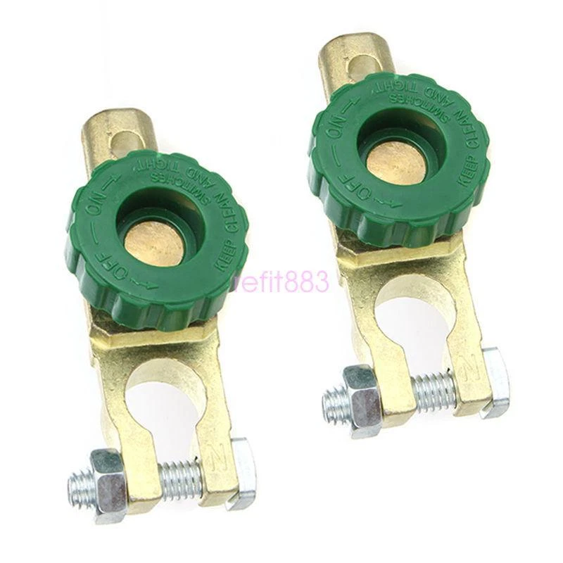 2x Car Van Boat Battery Terminal Disconnect Switch cut off power Link Automotive Foto 3 de 4