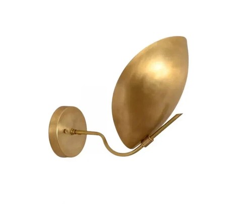 1-Light Vintage Raw Brass Wall Sconce Sputnik Mid Century Modern Light Fixture - Picture 4 of 6