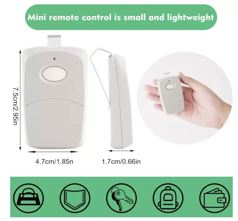1pc Garage Door Remote control For Linear 10 dip 300MHz 308911 306010 MCS306010 - Image 3 of 4
