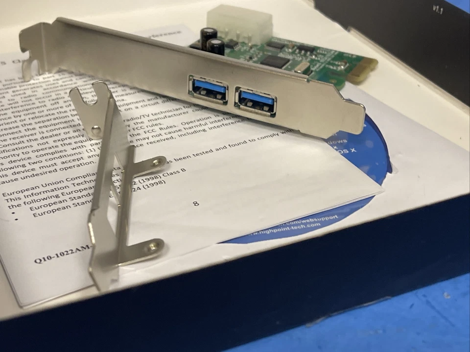 HIGH POINT ROCKETU DUAL USB 3.0 FOR MAC DUAL PORT USB 3.0 SUPER SPEED RAID HBA  - Image 3 of 3