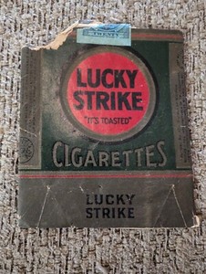 lucky strikes cigarettes for sale Strike Vintage Sealed Sample Pack Tobacco Package New Blue Plum Shop Lucky Strike, Gold 100's