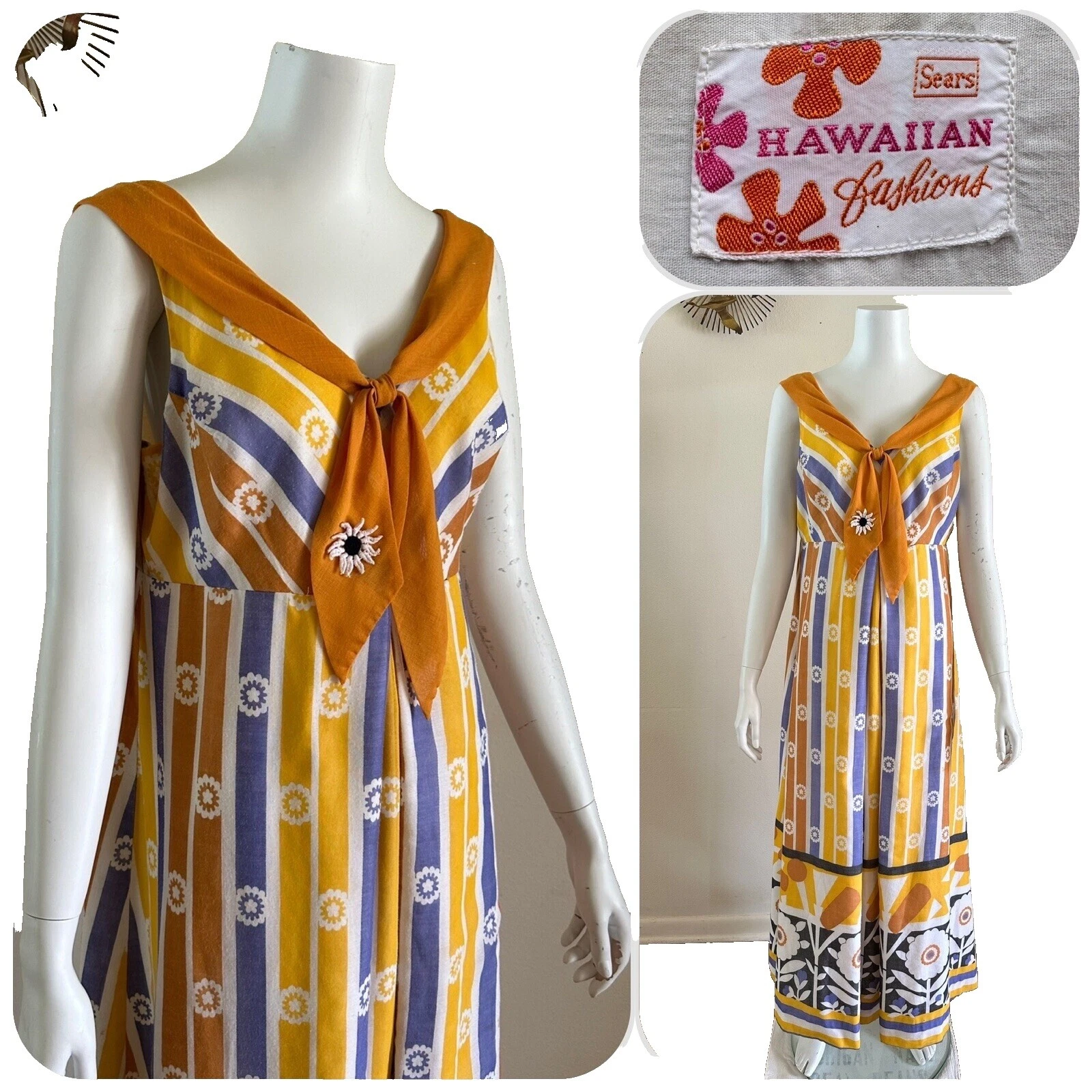 Черная винтажная одежда, обувь и аксессуары Hawaiian