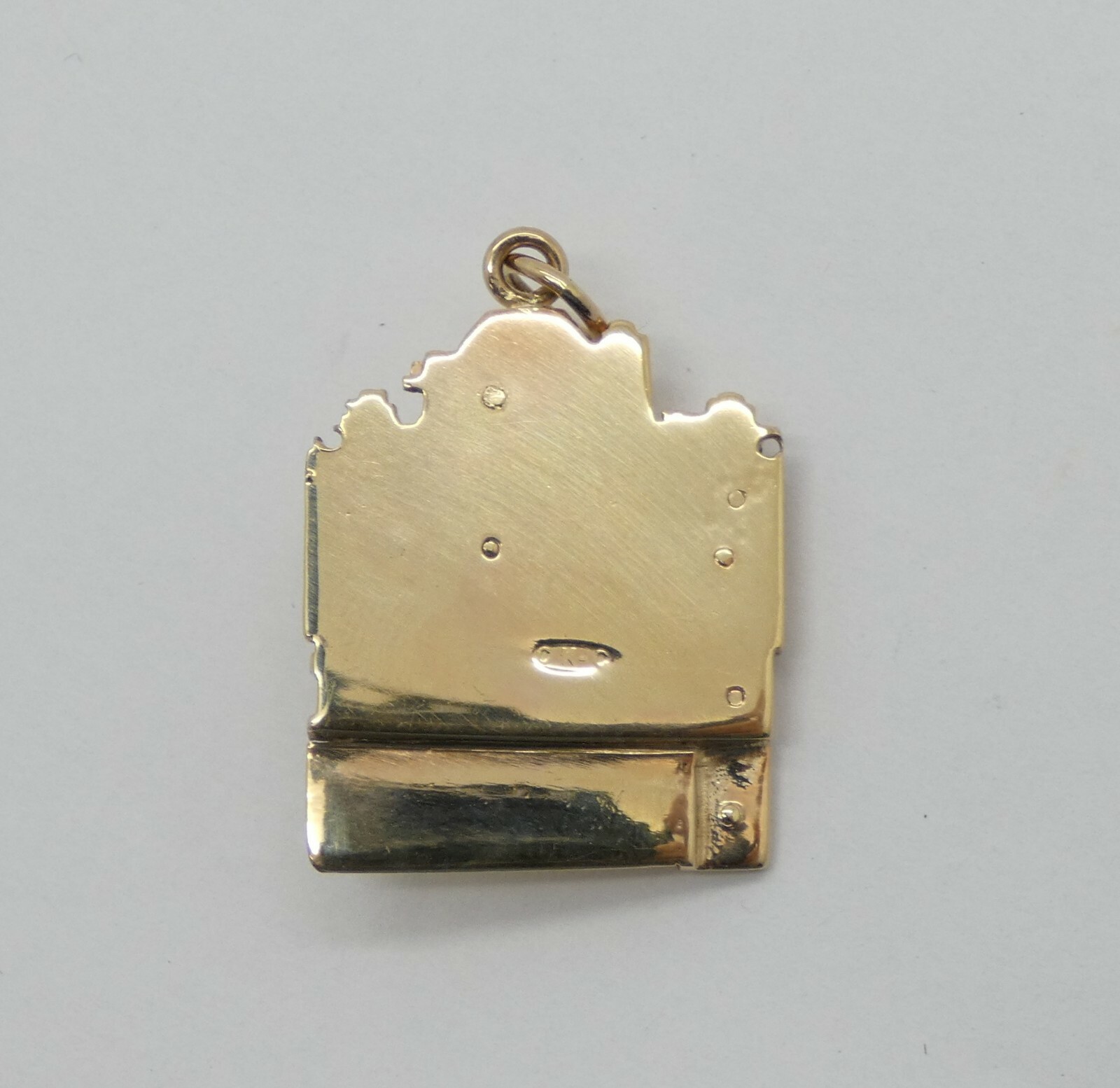 Custom Professional Camera Solid Gold Charm with … - image 10