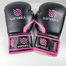 Sanabul Essential Gel Boxing Gloves 12 Oz Pink & Black