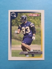 LUIS CASTILLO 2005 TOPPS TOTAL RC ROOKIE FOOTBALL CARD # 455 G5134. rookie card picture