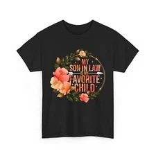 Son In Law Shirt, Mother's Day My Favorite Child Mother-In-Law Floral Shirt