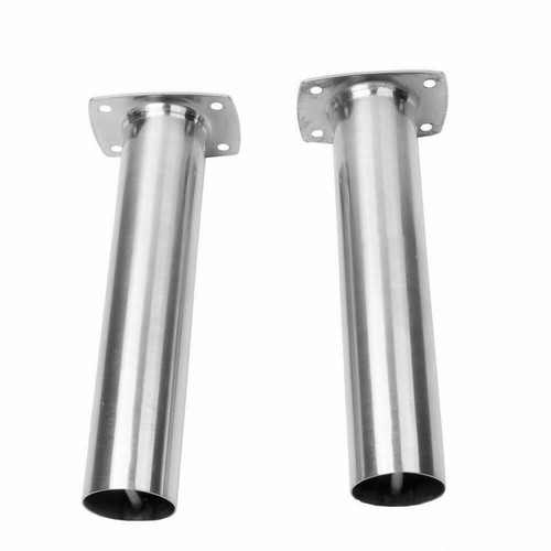 2X Boat Fishing Rod Holders Slim Line Straight 90 Degrees Stainless Flush Mount - Picture 1 of 7