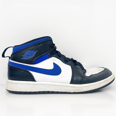 White Jordan Dior Bleu Nike Boys Air Jordan Mid 640734-140 White