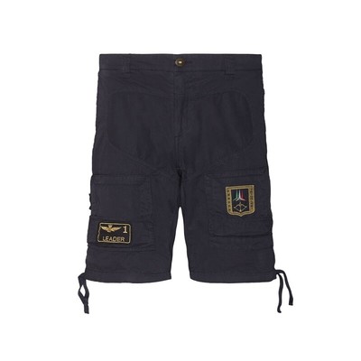 Men's Bermuda Aeronautica Militare Shorts Anti-g BE041 Blue Tricolour  Arrows | eBay