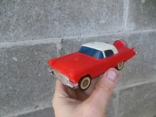 Vintage Ford Thunderbird Plastic Toy Friction Car 1978 Fleetwood Toys