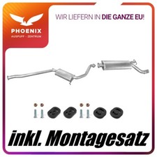 Saab 9000 2.0 2.3 CS (1992-1997) Fließheck Auspuffanlage Mittel+Endschalldämpfer