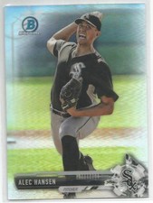 Alec Hansen Chicago White Sox 2017 Bowman Draft Chrome Refractor