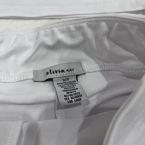 olivia kay girls tennis White skort and top set size (s) 7 - Picture 5 of 8