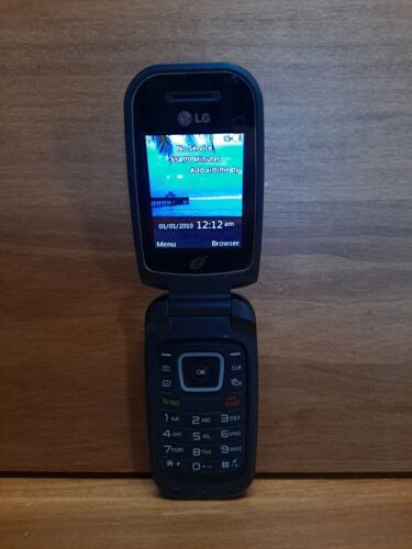 Teléfono celular abatible LG 440G / 440 GB - negro (TracFone) - Imagen 1 de 2