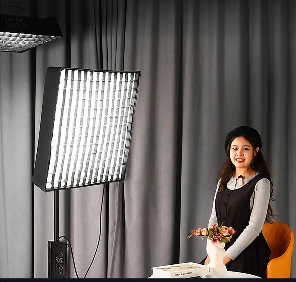 Двухцветный светодиодный софтбокс 150 Вт одежда софтбокс свет для прямой трансляции видео студии - Изображение 3 из 4
