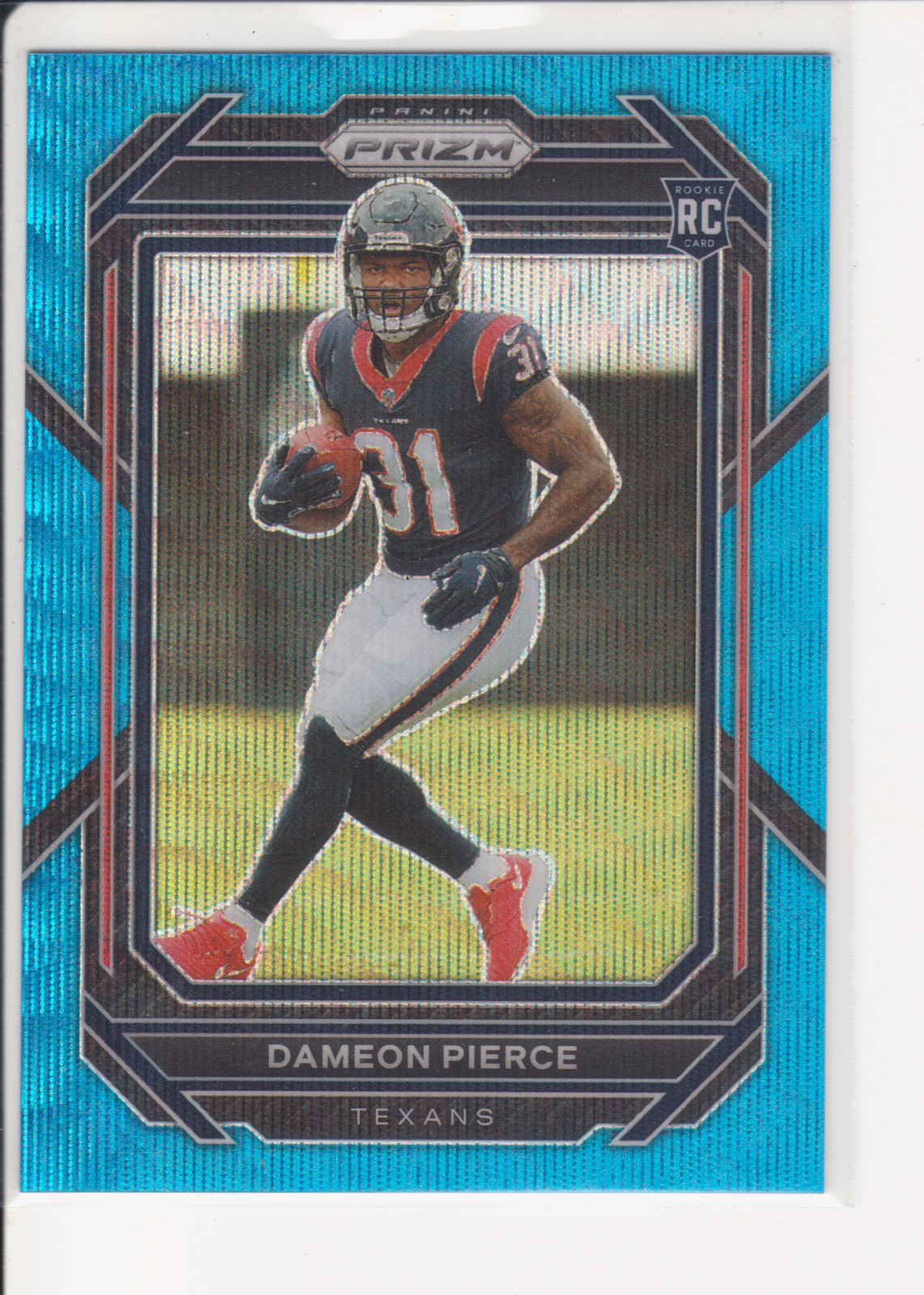 2022 Panini Prizm #322 Dameon Pierce Blue Wave /199 Texans RC
