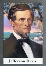 US 1995 Scott # UX205 JEFFERSON DAVIS 20¢ stamped post postal card MNH