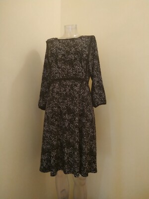 Max Studio Kleid Gr.S neuwertig Schwarz/ Weiß 
