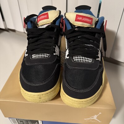 Jordan 4 Retro x Union LA Mid Off Noir Size 12 DC9533 001