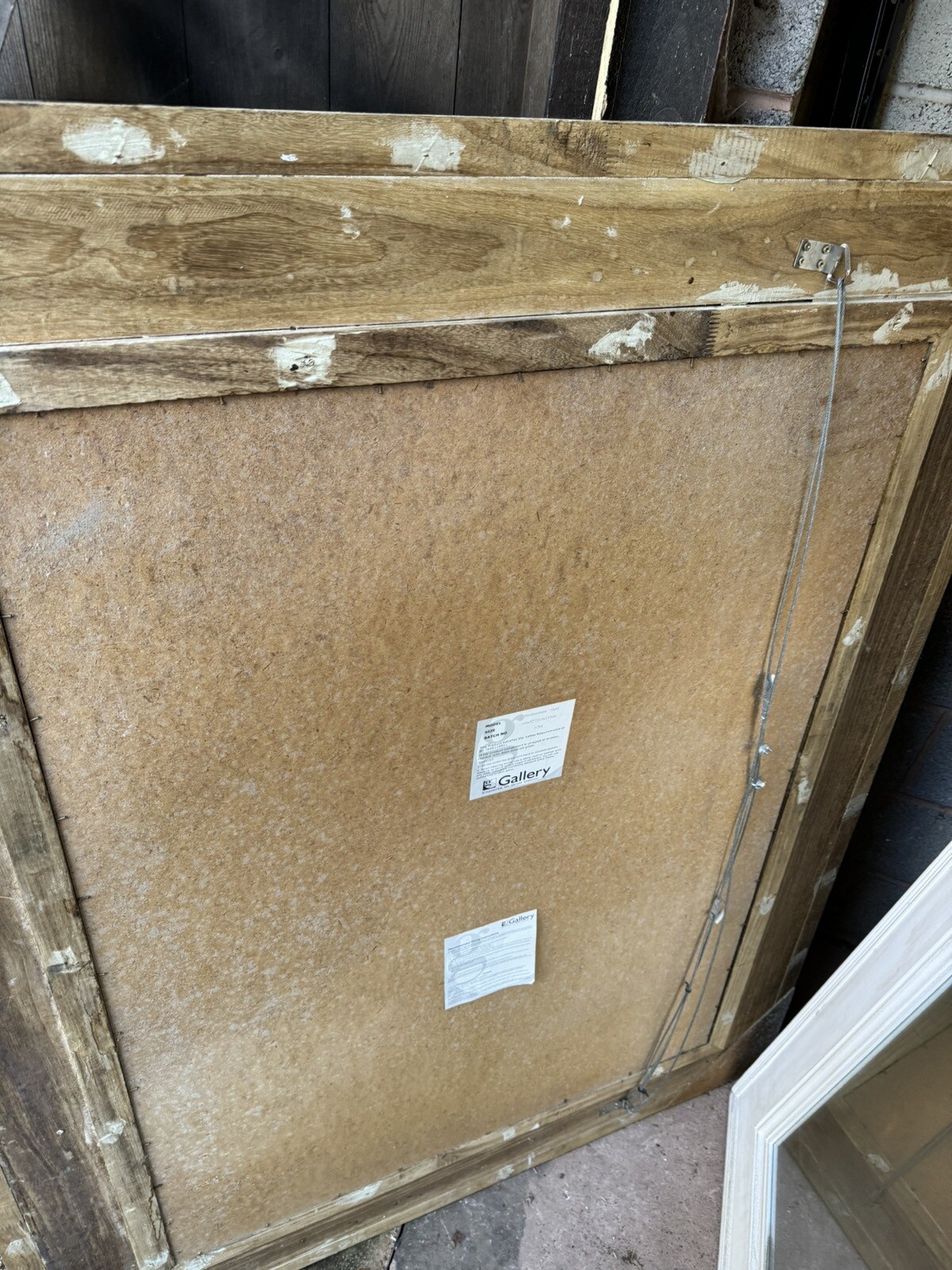 Antique Style Gold Coloured Decorative Very Large Mirror. eBay