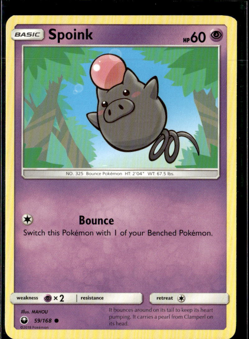 Pokemon Spoink 59/168 Celestial Storm Non Holo Common 5 Card Lot