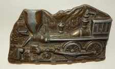 Vintage Locomotive Train Engine Belt Buckle