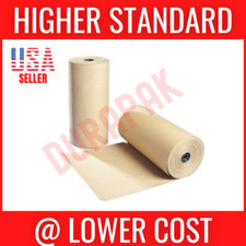 18" 40 lbs 900 Ft Brown Kraft Paper Roll Shipping Wrapping Cushioning Void Fill