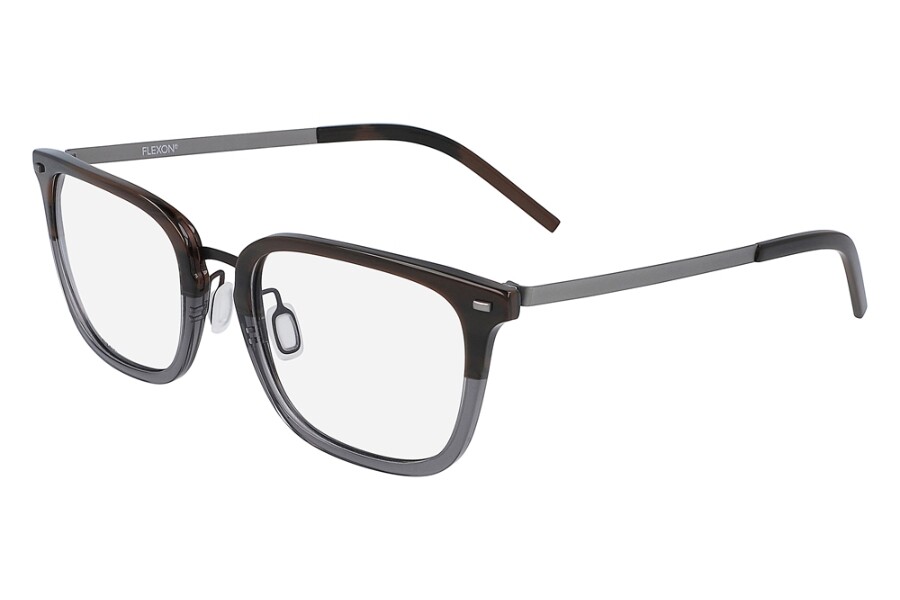 Flexon B2020 221 Коричневая градиентная пластиковая оправа для оптических очков 55-20-145 RX AB