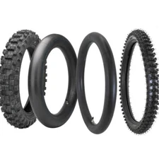 Racing Front Rear Tire Set 80/100-21 120/90-18 Motocross Tire and Tube Dirt Bike