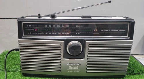 PANASONIC RS-836A Vintage Stereo 8 Track Tape Player AM-FM Boombox