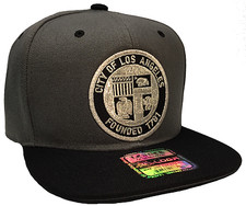 City Of Los Angeles Founded 1781 Dark Grey/Black Snapback