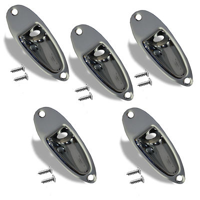 Jack Plate Face Body Mount Chrome S Style with screws 5 Pack 081120CH-5P