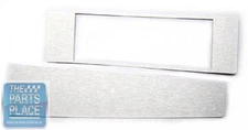 1968-72 Chevelle Silver Console Insert Kit - Aluminum - Automatic Transmission