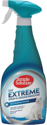 Simple Solution Extreme Cat Stain and Odour Remover, Enzymatic Cleaner with 3X P