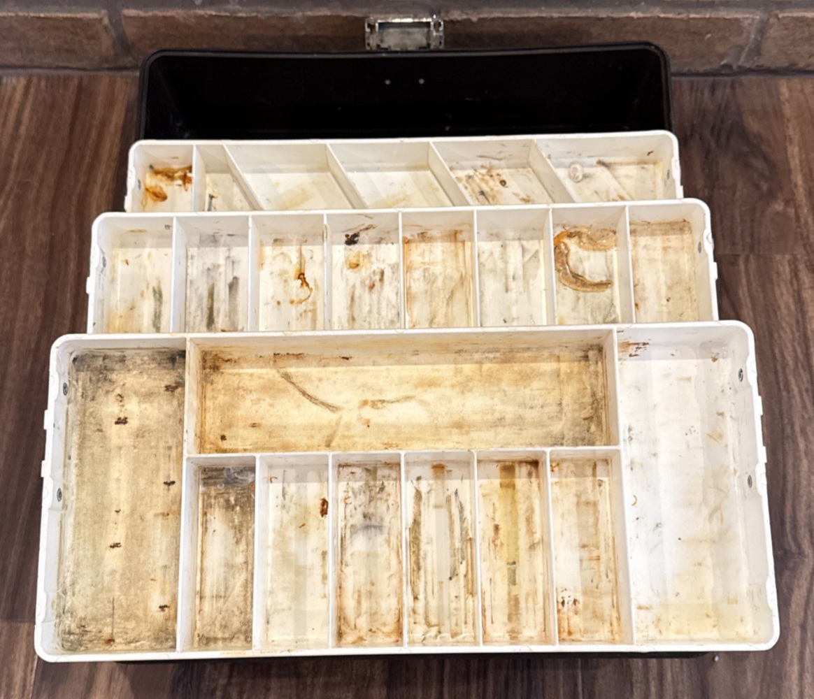 Vintage Sears Roebuck Ted Williams Quality Tackle Box 34463 - 3