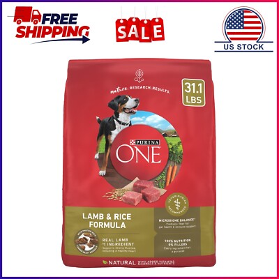 Purina ONE Natural Dry Dog Food SmartBlend Lamb Rice Formula