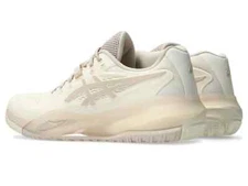 ASICS Women's GEL-RESOLUTION X 1042A279 101 Cream Mineral Beige Tennis Shoes