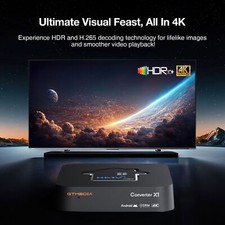 4K UHD ATSC 3.0 Certified DRM Free Channel OTA TV Tuner TV Converter Box DVR New